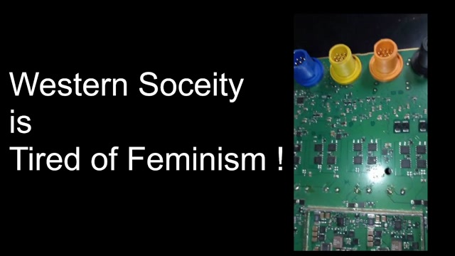 Western society is tired of feminism !