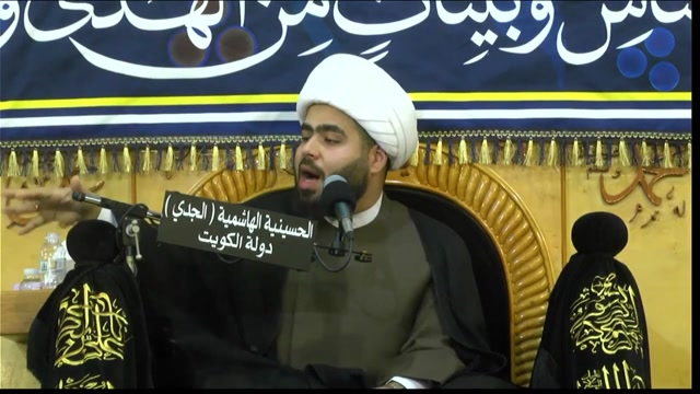 aaa102 .... المعمم عباس المنصوري .... إبراهيم (ع) جُرح بكربلاء، وجبرائيل همس هنا يروى دم الحسين