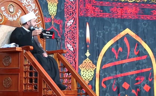 aaa102 .... المعمم باقر الصبيحاوي .... في الجنة الحساب من الباب الحسين اسرع