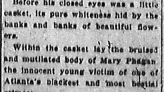 Tuesday 29th April 1913 Pastor Prays for Justice at Girls Funeral