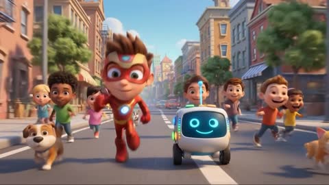 “Iron-Kid VS Giggle Gadget! 🤣 Funniest 3-Minute Kids Adventure”