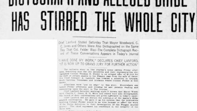 Saturday, 24th May 1913 The Journals Big Story of Dictograph and Alleged Bribe Has Stirred the Whole City