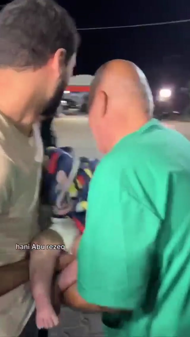 Palestine Doctor mourns the Murder of his baby grandchild-Oct 19-2023