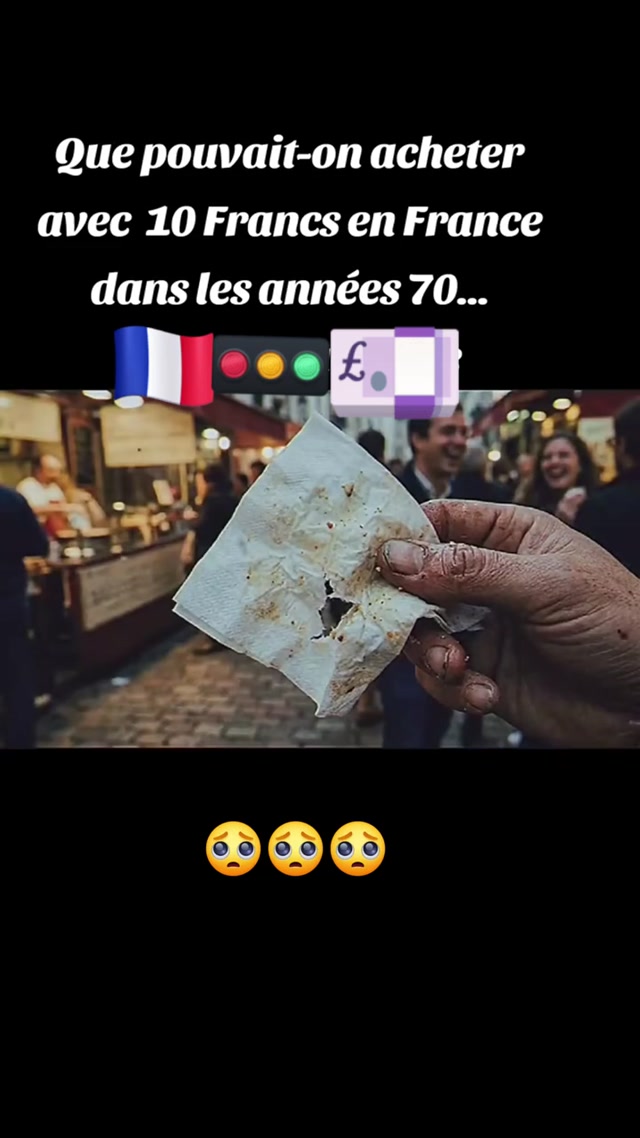 Le pouvoir d'achat en 1970