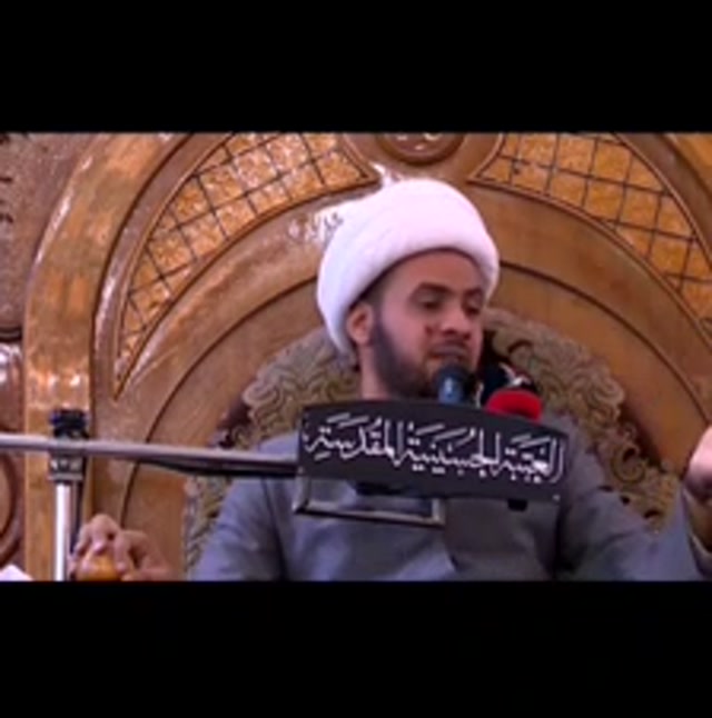 aaa102 .... المعمم سلام العسكري ... كربلاء قطعة من الجنة  يفتري ويكذب على شيخين  و على المسلمين في كتب المخالفين