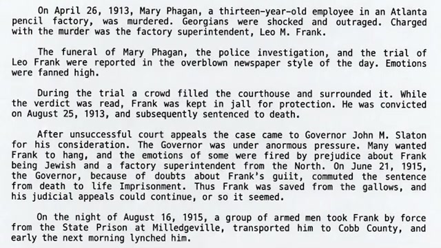 1986 Pardon by Georgia State Board of Pardons and Paroles