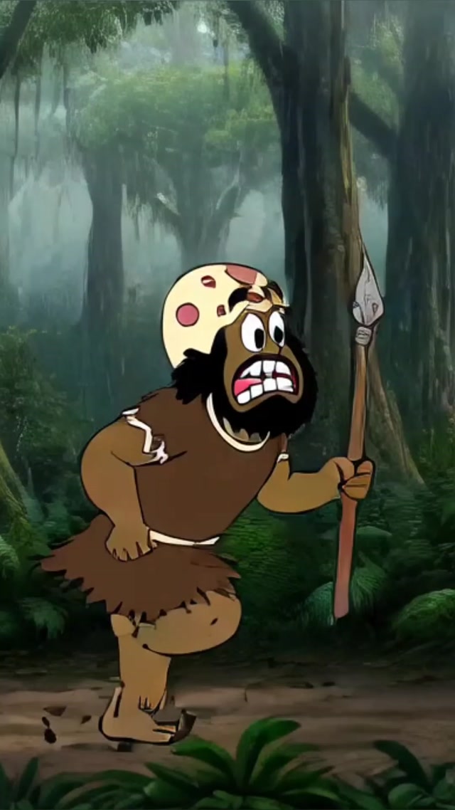 Bob the Caveman Tames the First Dinosaur 🦖🔥