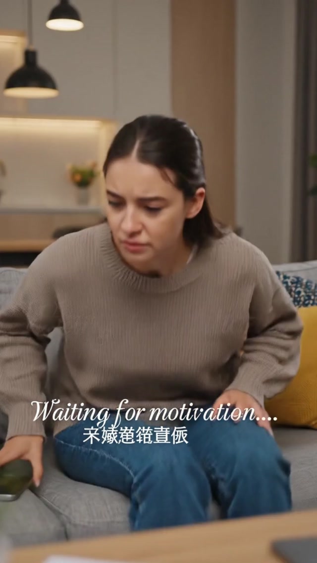 Motivation doesn’t come first.