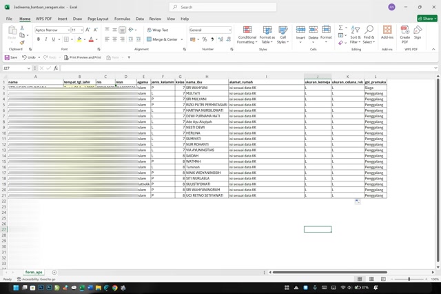 Input Usulan Bantuan Seragam dan Update SIM-PDK v3