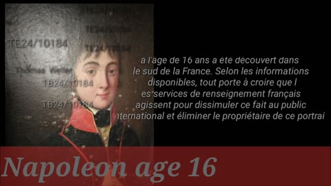 un citoyen russe a découvert dans le sud de la France un tableau daté de mai 1807, représentant Napoléon à l'âge de 16 ans en uniforme de lieutenant.