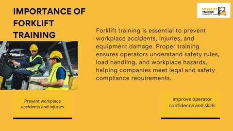 forklift training in Mississauga