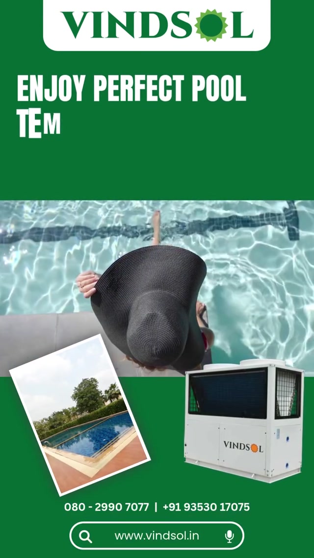  Enjoy Perfect Pool Temperature- All Year Round!