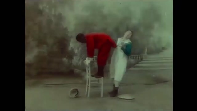 Acrobats sur la Chaise (1900) Maguerite Vrignault