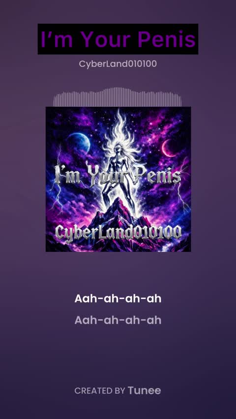 I’m Your Penis (A.I. Parody of I’m Your Venus by Shocking Blue)