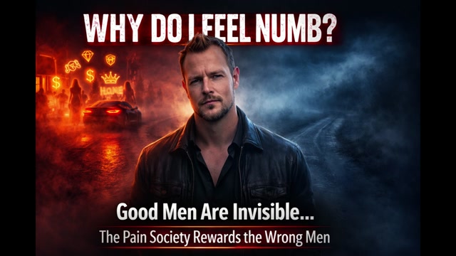 Why Do I Feel Numb? Good Men Are Invisible – The Brutal Truth Society Doesn't Want You to Know
