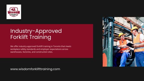 Professional Forklift Training Toronto for Beginners & Experienced Operators