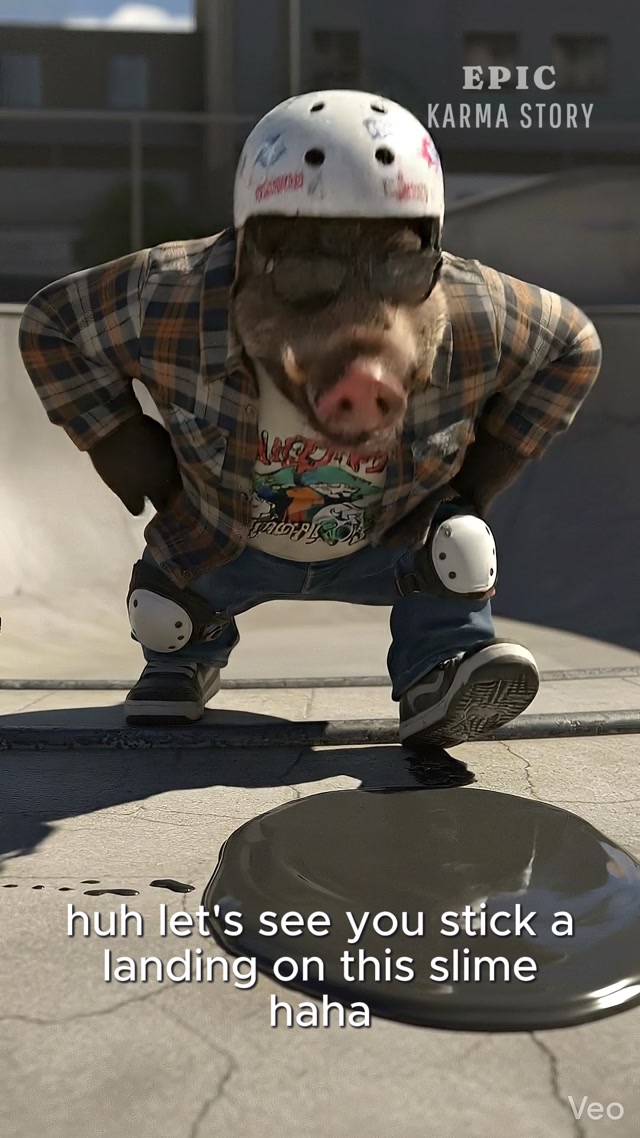 Bully Sabotaged The Skatepark & Slipped Into The Trash! 🛹🗑️ #skateboarding #sports #prank #comedy 