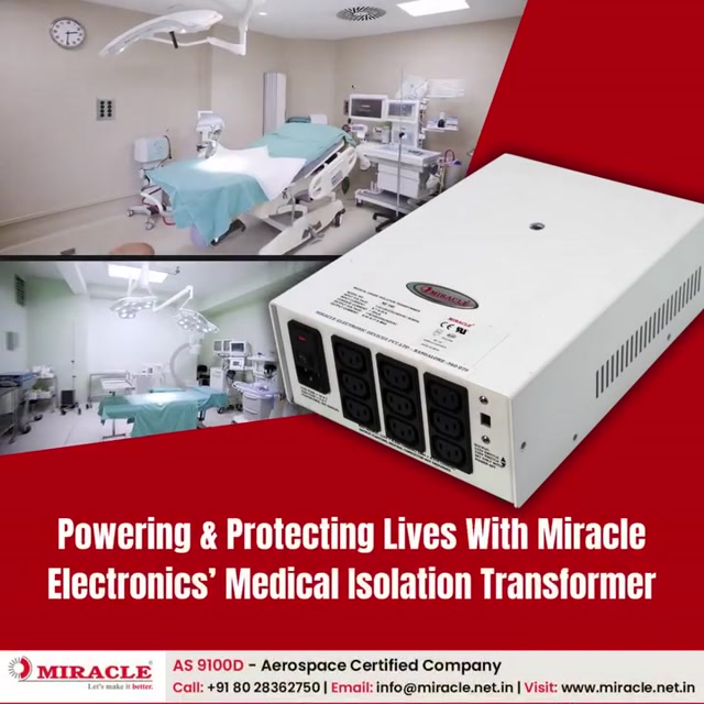 Powering & Protecting Lives With Miracle Electronics’ Medical Isolation Transformers