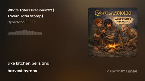 What’s Taters Precious?!?! (Tavern Tater Stomp) A.I. Parody by CyberLand010100