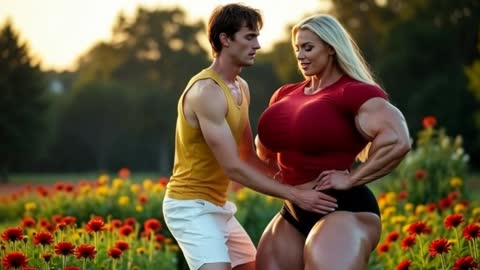 Strong Woman vs Weak Man : Lift and Carry Challenge #womanpower #muscularwoman #femalestrength #liftcarry