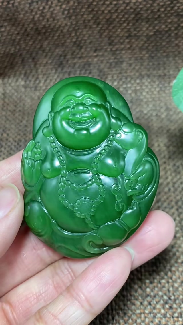 Hetian jade, nephrite, [Maitreya Buddha]