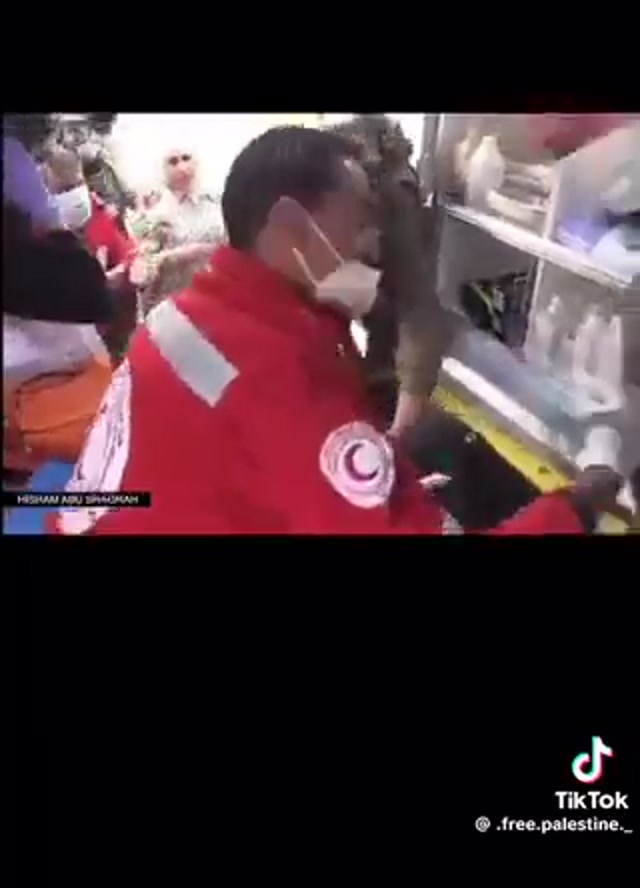 IDF- The Idiot Diaper Force  trying to stop Palestine  Ambulance Drivers - Dec 15-2025