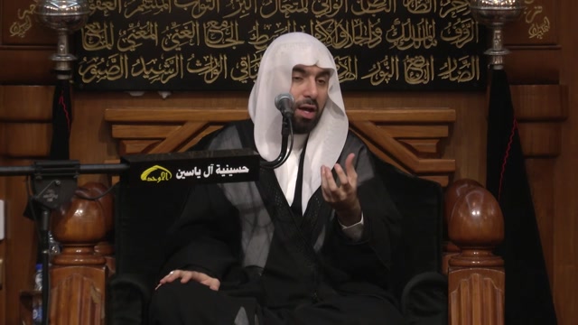 aaa102 .... المعمم عادل اشكناني .... الحسين يزور زوجة اشرف حداد اليزدي في القبر