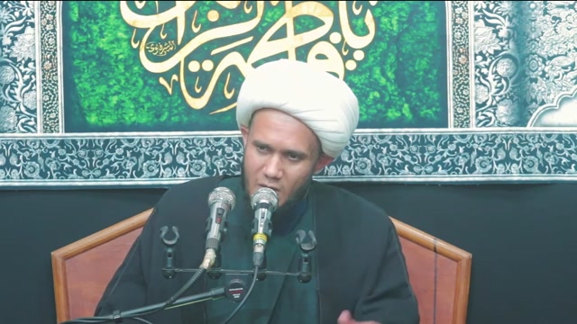 aaa102 .... المعمم  حسين ال حمدي  ....  في ليلة الجمعة، يزور النبيّ والأنبياء والملائكة، وتزور الزهراء قبر الحسين