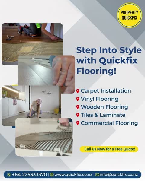 Expert Vinyl Flooring Installation in Wellington | Property Quickfix