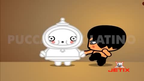 Pucca - Temporada 1 - Capítulo 1B (El Fideo Más Largo del Mundo) - Español Latino - Jetix