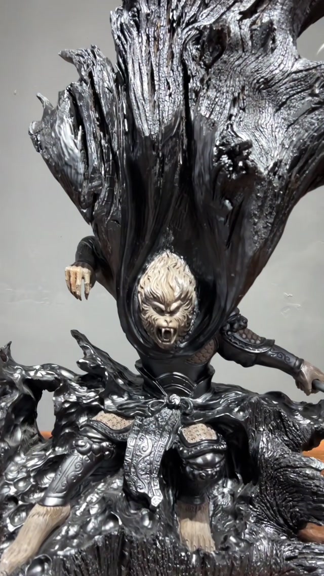 The Return of the Great Sage - Dark Ebony Carving 