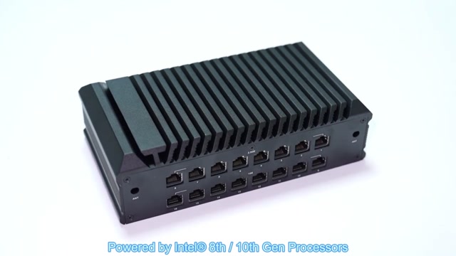 Q30900GP Fanless Mini PC | 16 LAN Ports (2.5G + GbE) | Industrial Network Appliance