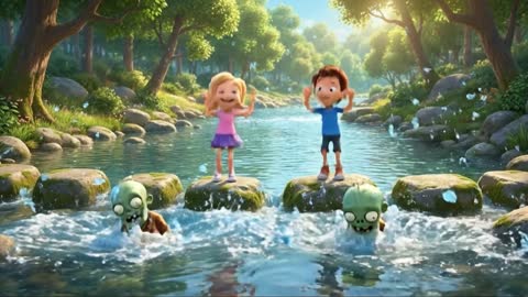 Funny Zombie Kids Adventure! Family Friendly Comedy Animation (3 Min)