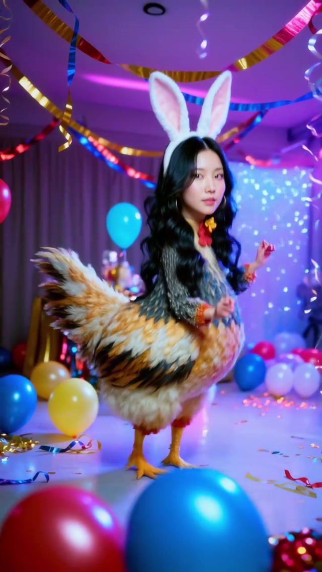 My wife is a chicken!