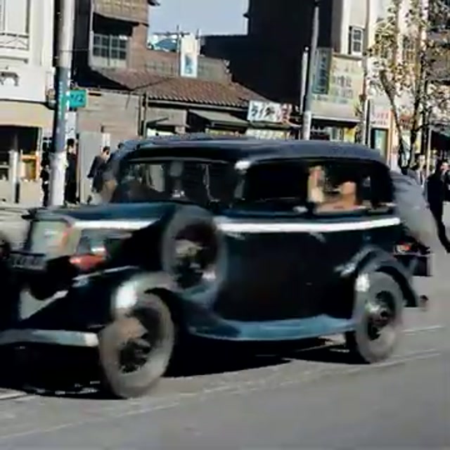   Visit the streets of Post-war Tokyo, Japan in the late 1940s Restored Footage Full HD              