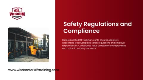 Professional Forklift Training Toronto for Workplace Safety