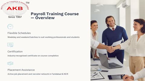 Payroll Training Course in Faridabad  AKB Institute 