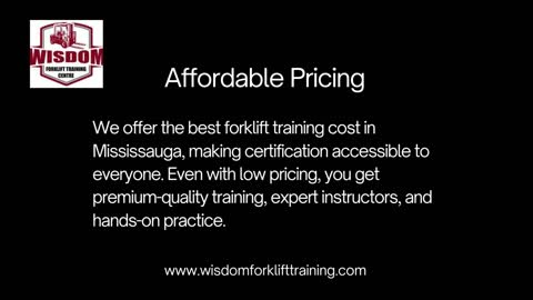 Get Certified at the Lowest Forklift Training Cost Mississauga Offers!