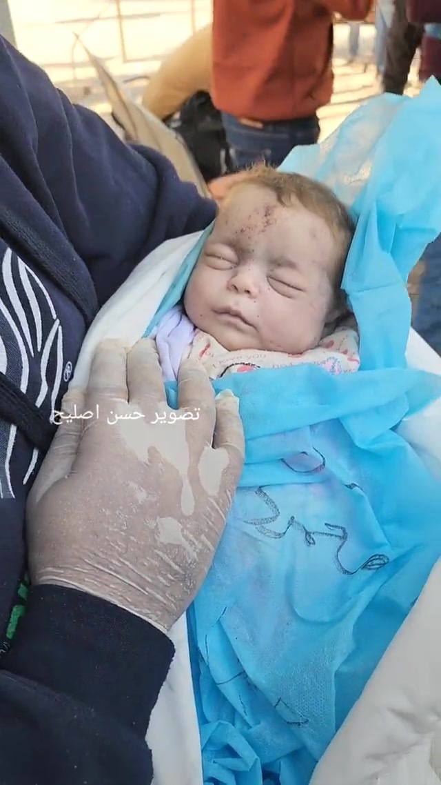 Little One Month Old  Palestine Baby Murdered By Bomb-Oct 19-2023