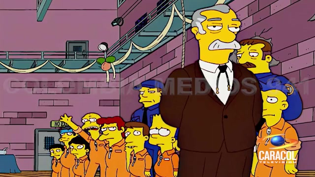 Los Simpsons - Instituto de Cállate la Maldita Boca - Español Latino - Caracol TV