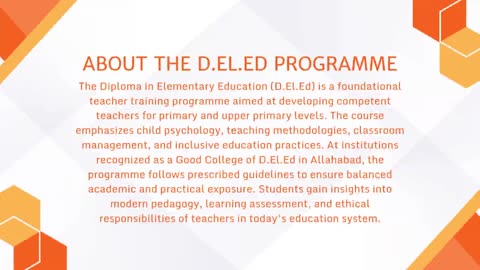 Good College of D.El.Ed in Allahabad