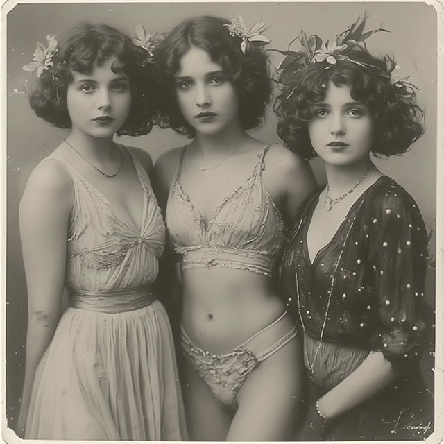  Vintage 1920's Photograph Lady's Of The 1920's  
