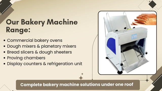 Best Bakery Machine Supplier in Jaipur | Spire Kitchen