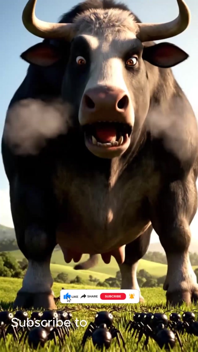 Cow vs Ants