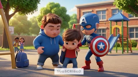 “Captain America Kids Story | Fun Animated Superhero Adventure for Children”