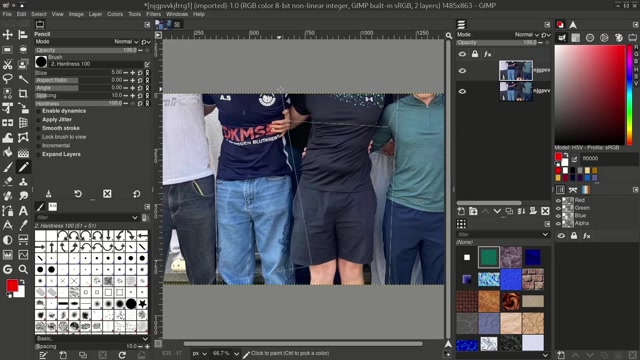 content-aware-fill in GIMP