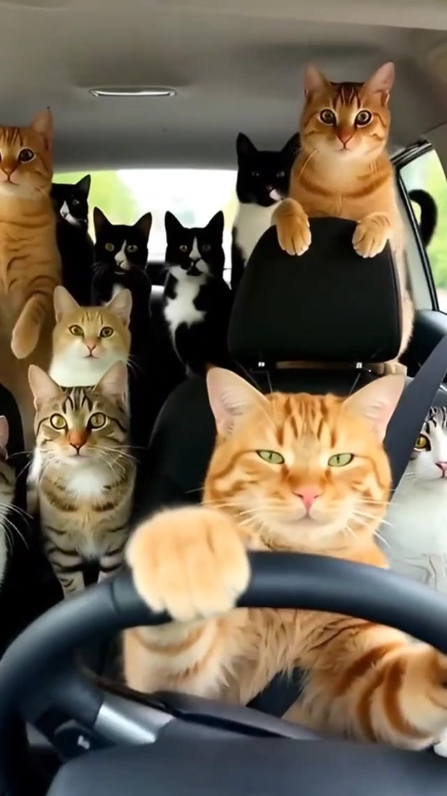 Смешные коты.
