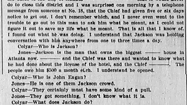 Saturday, 24th May 1913 Jones Attacks Beavers and Charges Police Crookedness