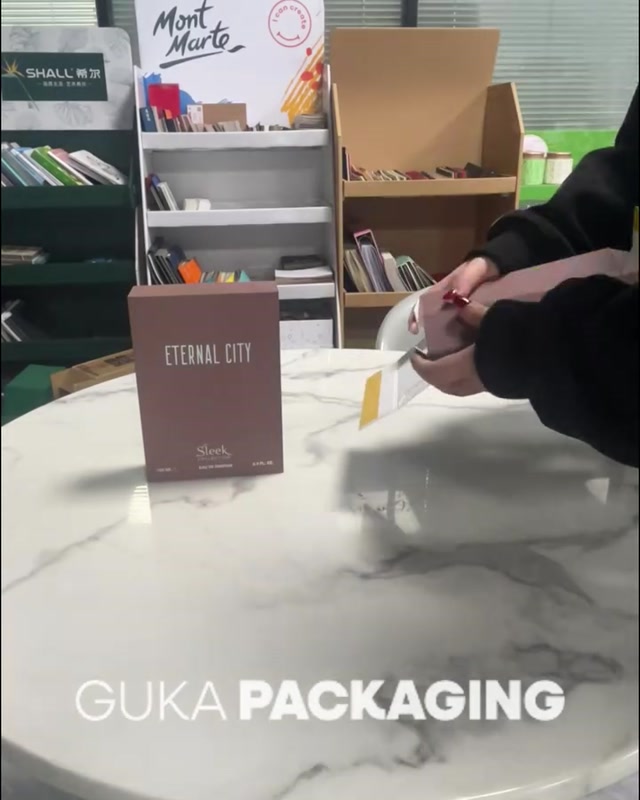 Space-Saving Perfume Packaging Solution