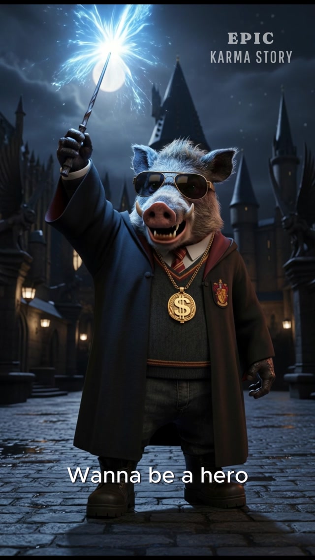 Harry Potter! wizarding battle at Hogwarts (Gryffindor) #harrypotter #magic #slapstick #comedy 